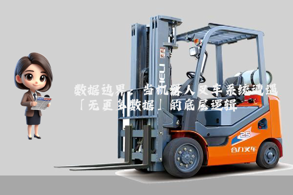 数据边界：当机器人叉车系统遭遇「无更多数据」的底层逻辑